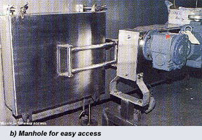 Manhole for easy access